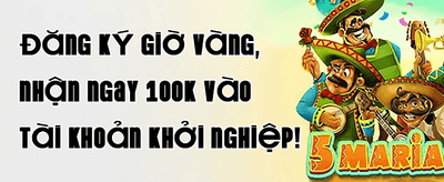 Thưởng Chào Mừng Tân Thủ 100% promotional offer